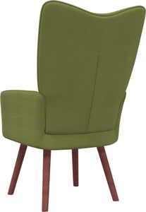 vidaXL Fotel, jasnozielony, obity aksamitem 5