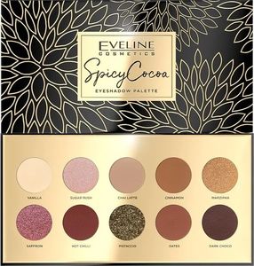Eveline EVELINE paleta cieni SPICY COCOA 1