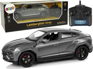 LeanToys Auto R/C 1:24 Lamborghini Urus Czarny 2.4 G Światła 1