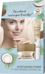 Eveline EVELINE Rich Coconut ZESTAW krem do twarzy + krem pod oczy 1