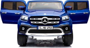 Import SUPER-TOYS MERCEDES X LICENCJA, - 4X4 , 2x12V PANEL MP4, MIĘKKIE KOŁA EVA, MIĘKKIE SIEDZENIE, LAKIER POLEROWANY, FUNKCJA BUJANIA FULL OPC 8