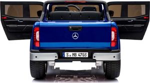 Import SUPER-TOYS MERCEDES X LICENCJA, - 4X4 , 2x12V PANEL MP4, MIĘKKIE KOŁA EVA, MIĘKKIE SIEDZENIE, LAKIER POLEROWANY, FUNKCJA BUJANIA FULL OPC 10