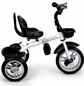 Ecotoys Rowerek Trójkołowy Obracany Szary 9