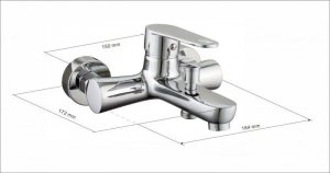 Bateria wannowa Mexen Mexen Kama bateria wannowa chrom - 72530-00 4