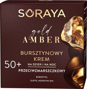 Soraya SORAYA Gold Amber BURSZTYNOWY KREM DO TWARZY 50+ przeciwzmarszczkowy 1