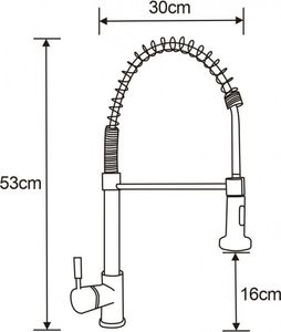 Bateria kuchenna Mexen Clara stojąca inox 2