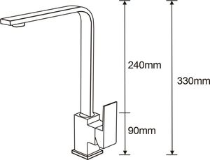Bateria kuchenna Mexen Rita stojąca czarna nakrapiana 2