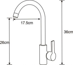 Bateria kuchenna Mexen Ana stojąca chrom 2