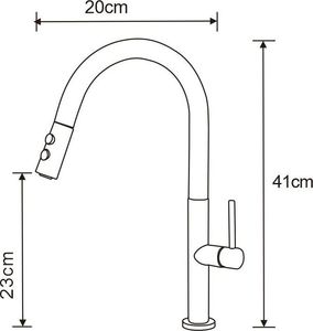 Bateria kuchenna Mexen Ava stojąca czarna ze złotym wykończeniem 2