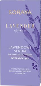 Soraya SORAYA Lavender LAWENDOWE SERUM WYGŁADZAJĄCE na twarz szyję i dekolt 1