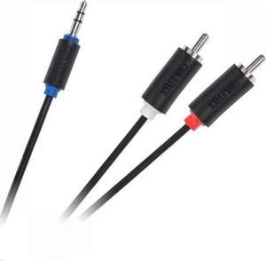 Cabletech KPO3952-3 Kabel jack 3.5 - 2 rca 3m Cabletech standard 1
