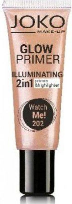 Joko Emulsja rozświetlająca 2w1 Glow Primer nr 202 watch me! 25ml 1