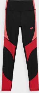 4f Spodnie damskie H4L22-SPDF015 czarno-czerwone r. L 1