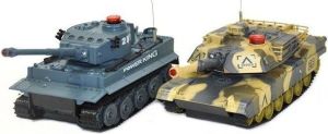 Gimmik Zestaw wzajemnie walczących czołgów German Tiger i Abrams RTR 1:32 (UF/508-10) 1