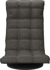 vidaXL Obrotowe krzesło podłogowe, ciemnoszare, obite aksamitem 4