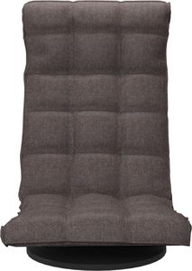 vidaXL Obrotowe krzesło podłogowe, kolor taupe, tapicerowane tkaniną 4