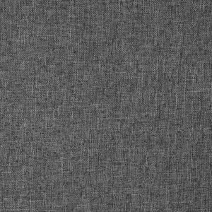 vidaXL Składane krzesło podłogowe, ciemnoszare, obite tkaniną 3