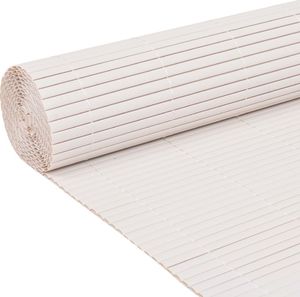 vidaXL Ogrodzenie dwustronne, 110 x 300 cm, białe 3