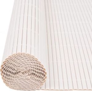 vidaXL Ogrodzenie dwustronne, 110 x 400 cm, białe 4