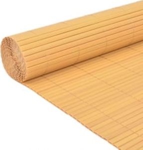 vidaXL Ogrodzenie dwustronne, 110 x 400 cm, żółte 3