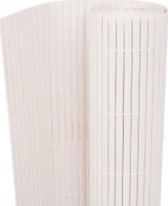 vidaXL Ogrodzenie dwustronne, 110x500 cm, białe 2