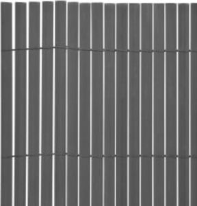 vidaXL Ogrodzenie dwustronne, 110x500 cm, szare 5