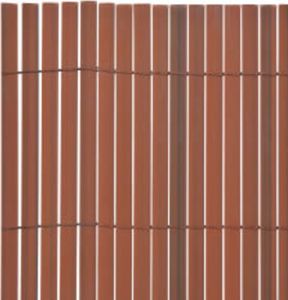 vidaXL Ogrodzenie dwustronne, 90 x 400 cm, brązowe 5