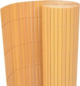 vidaXL Ogrodzenie dwustronne, 90 x 400 cm, żółte 2