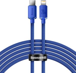 Kabel USB Baseus USB-C - Lightning 2 m Niebieski (BSU3021BLU) 1