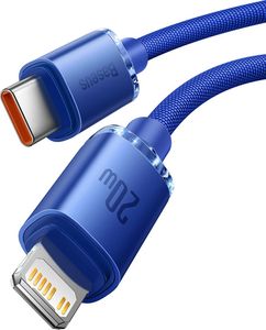 Kabel USB Baseus USB-C - Lightning 2 m Niebieski (BSU3021BLU) 2
