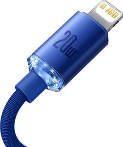 Kabel USB Baseus USB-C - Lightning 2 m Niebieski (BSU3021BLU) 7