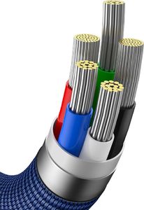 Kabel USB Baseus USB-C - Lightning 2 m Niebieski (BSU3021BLU) 8