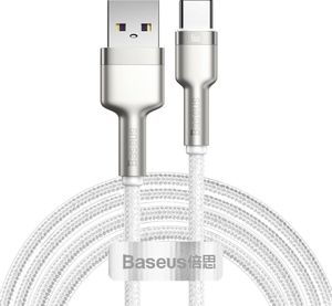 Kabel USB Baseus USB-A - USB-C 2 m Biały (BSU3015WHT) 1
