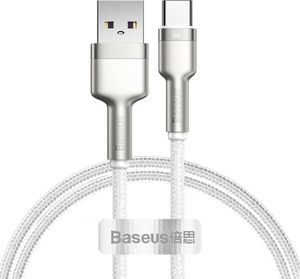Kabel USB Baseus USB-A - USB-C 1 m Biały (BSU3016WHT) 1