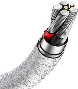 Kabel USB Baseus USB-A - USB-C 1 m Biały (BSU3016WHT) 5