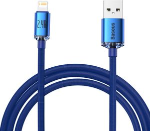 Kabel USB Baseus USB-A - Lightning 2 m Niebieski (BSU3025BLU) 1