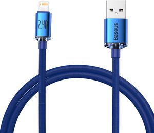 Kabel USB Baseus USB-A - Lightning 1.2 m Niebieski (BSU3027BLU) 1