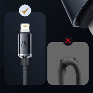 Kabel USB Baseus USB-A - Lightning 1.2 m Niebieski (BSU3027BLU) 15