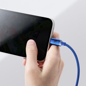 Kabel USB Baseus USB-A - Lightning 1.2 m Niebieski (BSU3027BLU) 7