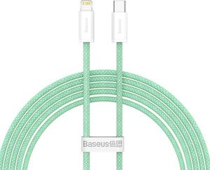 Kabel USB Baseus USB-C - Lightning 2 m Zielony (BSU3058GRN) 1