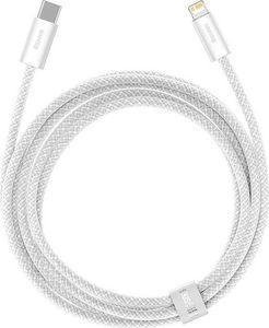 Kabel USB Baseus USB-C - Lightning 2 m Biały (BSU3062WHT) 2