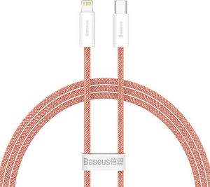 Kabel USB Baseus USB-C - Lightning 1 m Pomarańczowy (BSU3064ORG) 1