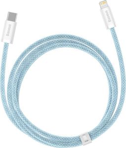 Kabel USB Baseus USB-C - Lightning 1 m Niebieski (BSU3066BLU) 2