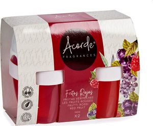 dyfuzor zapachowy czerwony owoc 140 g żel czerwony 2 szt 2