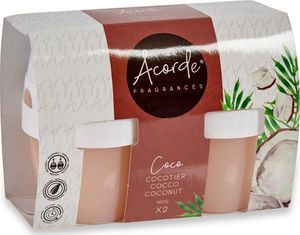 dyfuzor zapachowy kokos 140 gramów żel brązowy 2 sztuki 2