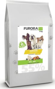 Furora FURORA BEZZBOŻOWA KARMA DLA PSÓW RAS MAŁYCH 50% MIĘSA KURCZAKA - 6KG 1