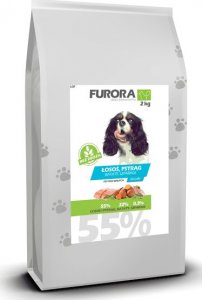 Furora FURORA BEZZBOŻOWA KARMA DLA PSÓW RAS MAŁYCH 50% MIĘSA ŁOSOSIA I PSTRĄGA - 2KG 1