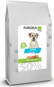 Furora FURORA BEZZBOŻOWA KARMA DLA PSÓW SENIOR/LIGHT 50% MIĘSA PSTRĄGA I ŁOSOSIA - 24KG (12KGx2) 1