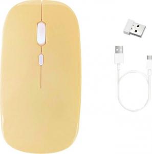 Mysz Strado Bluetooth + Radio (Żółta) 1