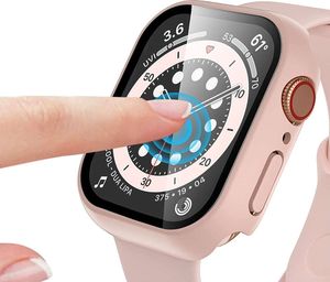 Alogy Alogy Etui do smartwatcha nakładka ze szkłem do Watch 4/5/6/SE 40mm Czarna uniwersalny 3